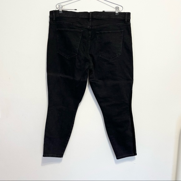 ➕ Gap Black True Skinny Ankle Jean Womens Plus Size 33 - Picture 9 of 10